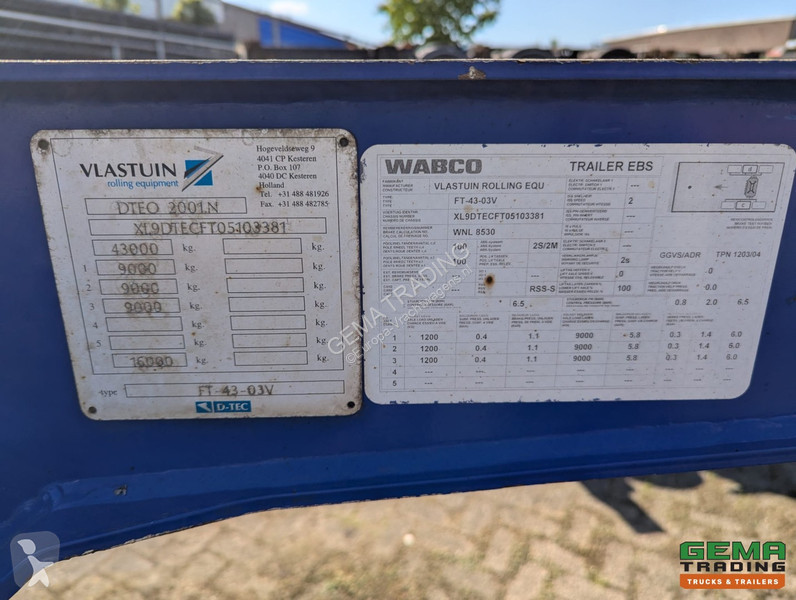 Semiremorca D-TEC FT-43-03V 3-Axles BPW - MULTI...