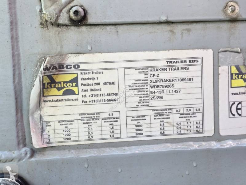 Semirimorchio Kraker trailers 92m3