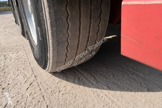 Oplegger Renders Baustoffpritsche Rollkran...