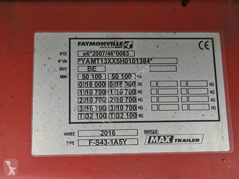 Semiremorca MAX Trailer 3 x steering axle /...