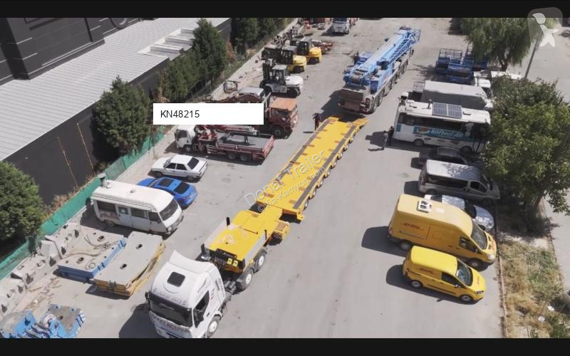 Donat 8 axle Heavy Duty lowbed with hydraulic...