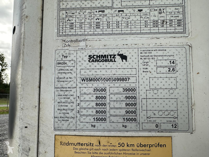 نصف مقطورة Schmitz Cargobull Carrier VECTOR 1550