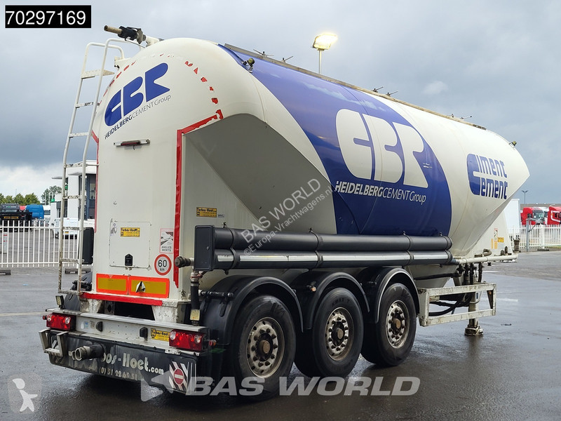 Semi remorque  SVM 39000L Liftachse Cement