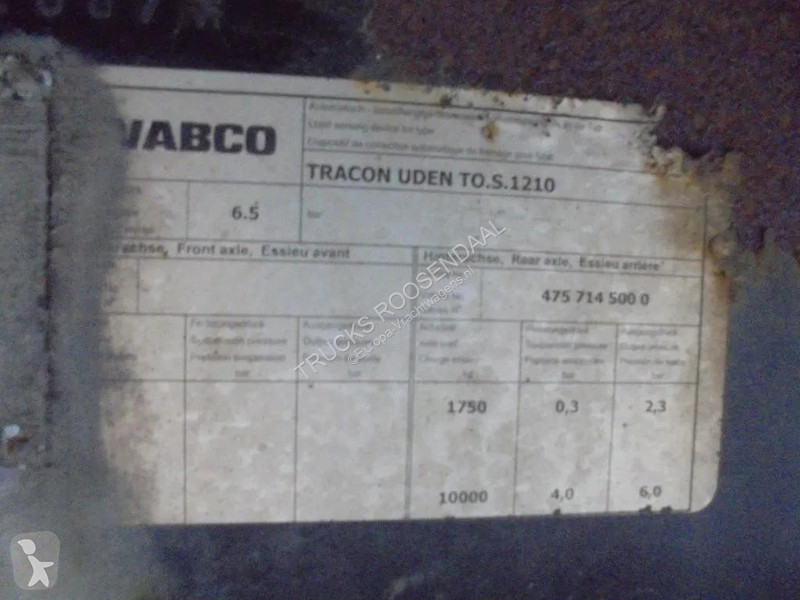نصف مقطورة Tracon Uden TO.S 1210 Carrier Vector...