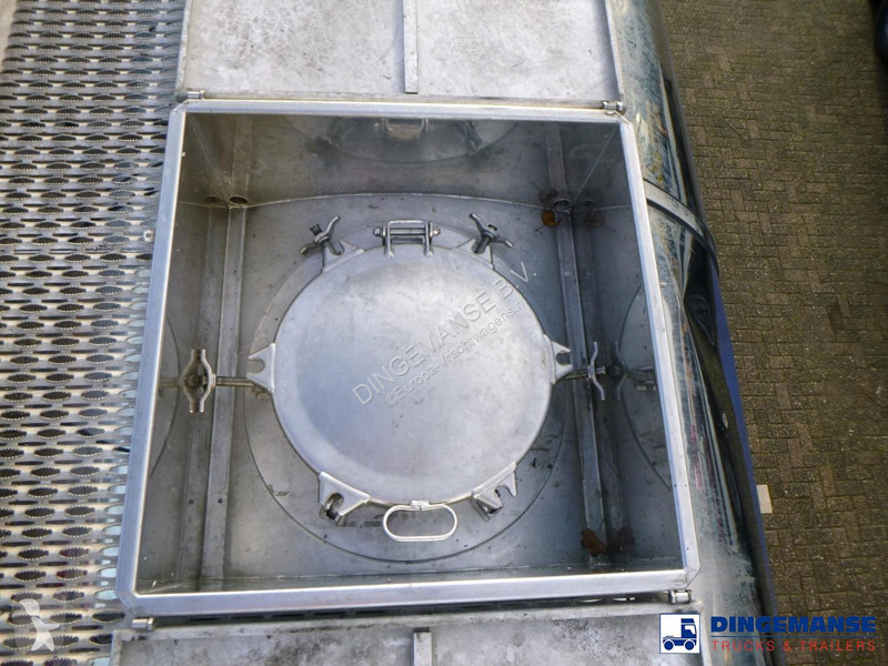 نصف مقطورة Burg Chemical tank inox L4BH 30 m3 /...