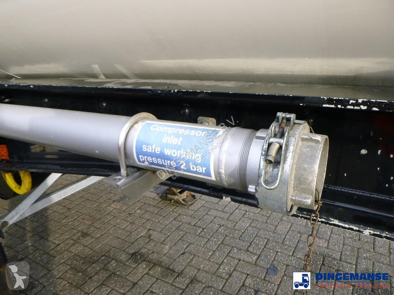 نصف مقطورة Feldbinder Powder tank alu 63 m3...