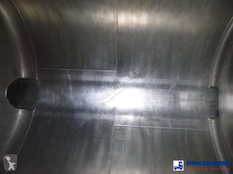نصف مقطورة Burg Chemical tank inox L4BH 30 m3 /...