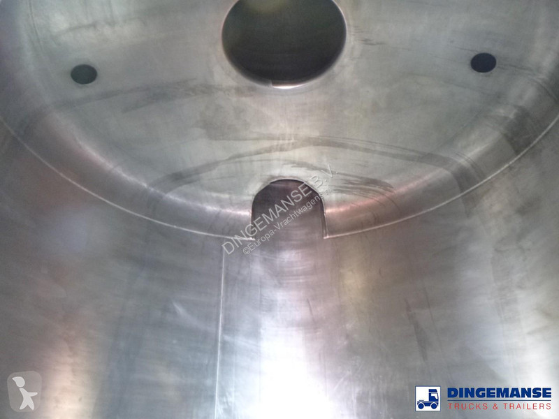 نصف مقطورة Burg Chemical tank inox L4BH 32.5 m3...