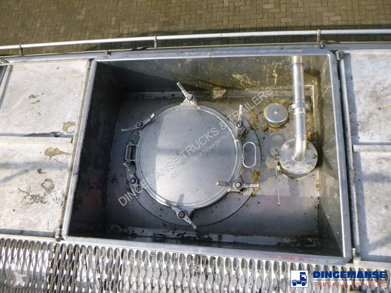 نصف مقطورة Burg Chemical tank inox L4BH 32.5 m3...