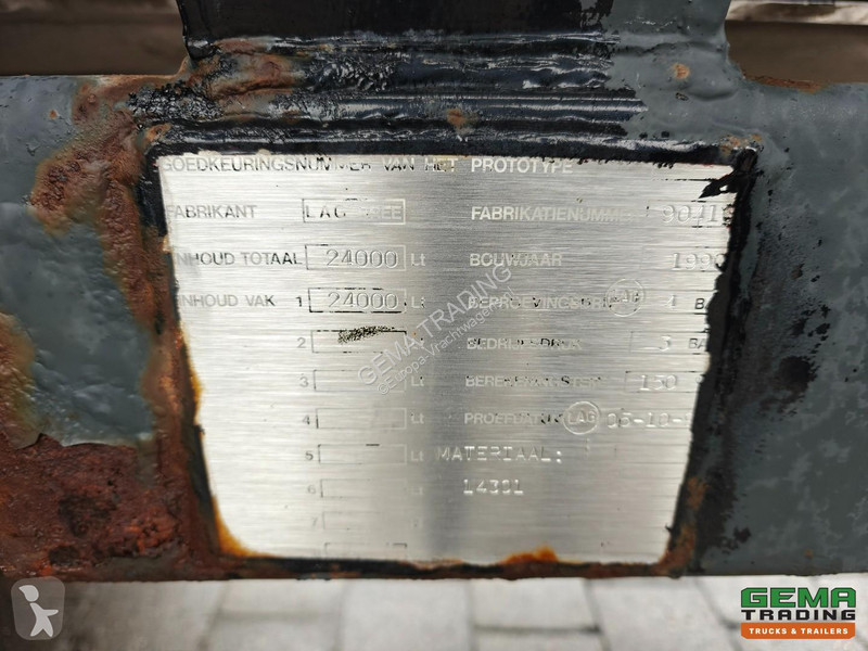 نصف مقطورة LAG O-3-40 CL 3-Axle SAF - Insulated...