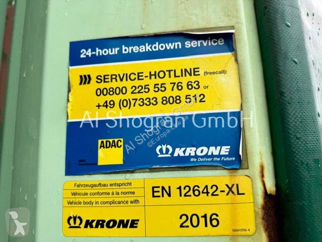 Félpótkocsi Krone Mega/Edscha/Liftachse/ 3x...