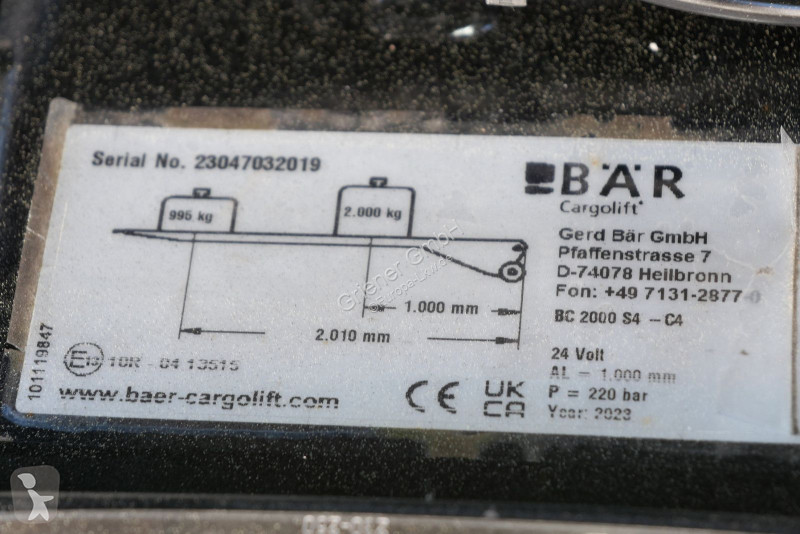 نصف مقطورة Schmitz Cargobull SBO 18 / LBW BÄR...