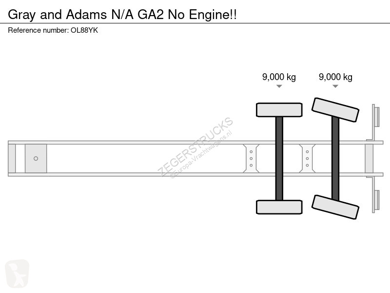 نصف مقطورة  N/A GA2 No Engine!!