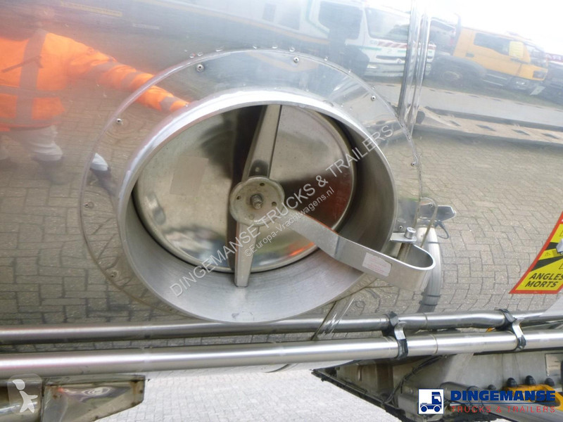 نصف مقطورة Magyar Food tank (milk) inox 30 m3 /...