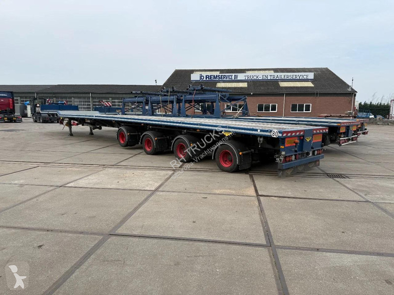نصف مقطورة Broshuis 3 X 4AOU-58 3-15, 2014,...