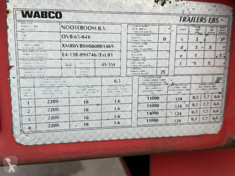 نصف مقطورة Nooteboom OVB-65-04V - TRIPLE...