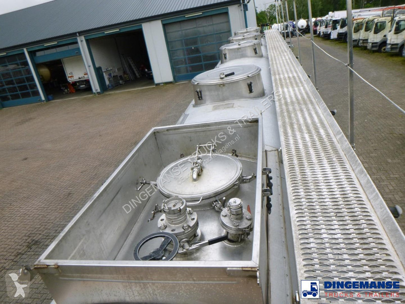 Oplegger Magyar Chemical tank inox L4BH 32.5 m3...