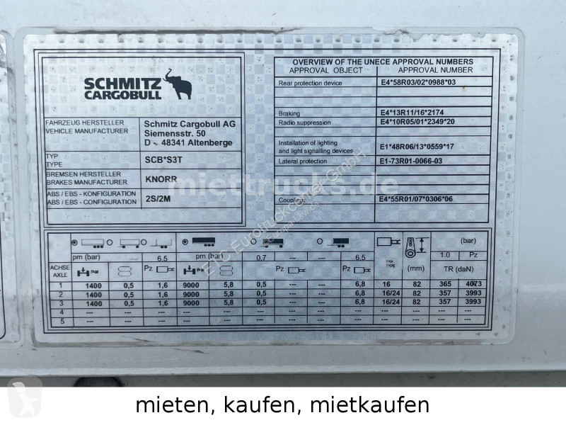 نصف مقطورة Schmitz Cargobull 24/L 13.62 / XL...