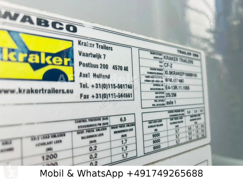 Semirimorchio Kraker trailers Cargo-Floor...