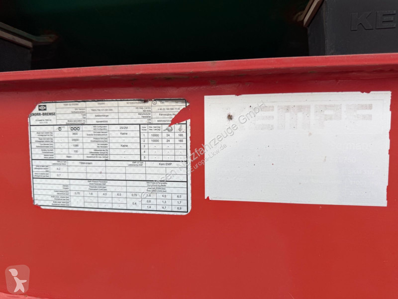 نصف مقطورة Kempf SKM 31/2 Kompaktmulde, Stahl,...