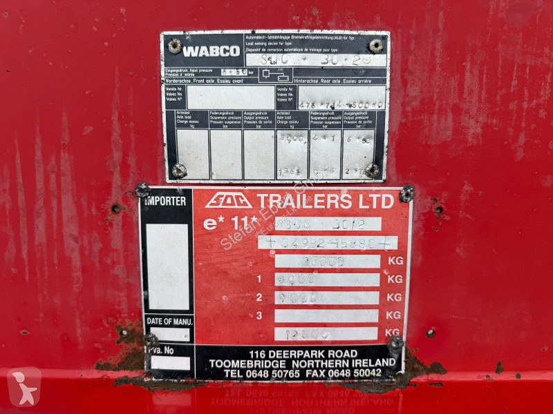 نصف مقطورة SDC SDC Trailers LTD SDC 30/2...