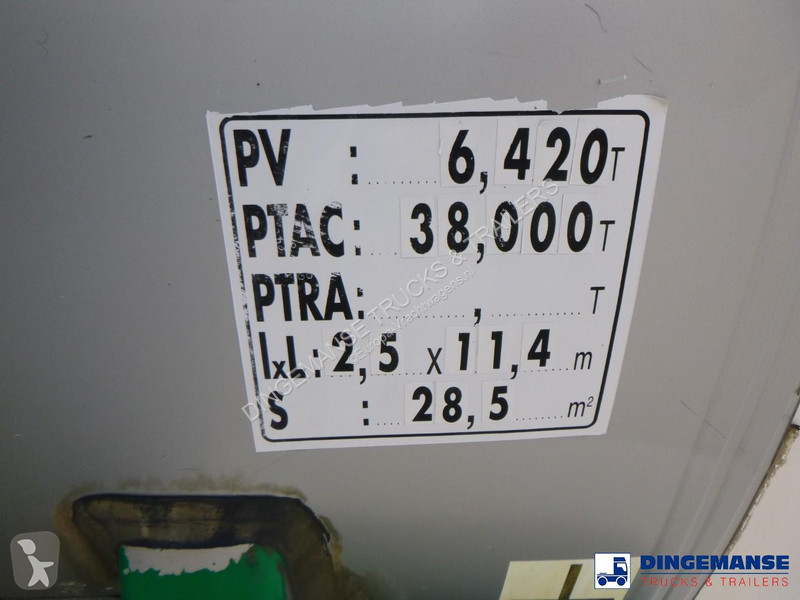 نصف مقطورة Magyar Bitumen tank inox 30 m3 / 1 comp