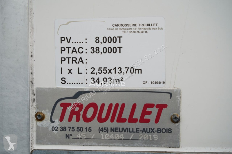 Semirremolque Trouillet / KONTENER / KOFFER /...
