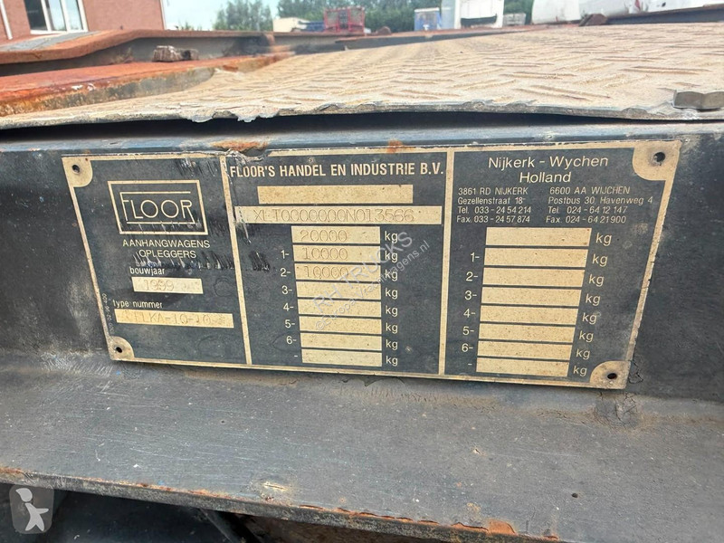Semirremolque Floor FLKA-10-10 2 AXLE BPW -...
