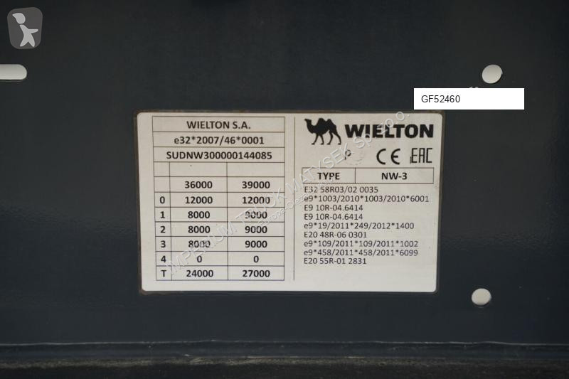 Полуприцеп Wielton / WYWROTKA - 46 m3 /...