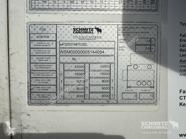 نصف مقطورة Schmitz Cargobull Tiefkühler Standard