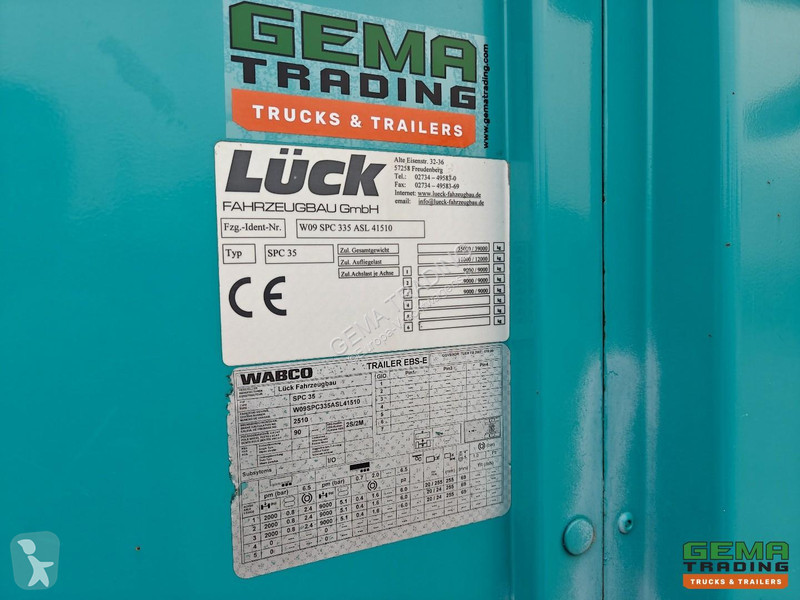 SPC35 MEGA - Sliding curtains/Roof - BPW Axles...
