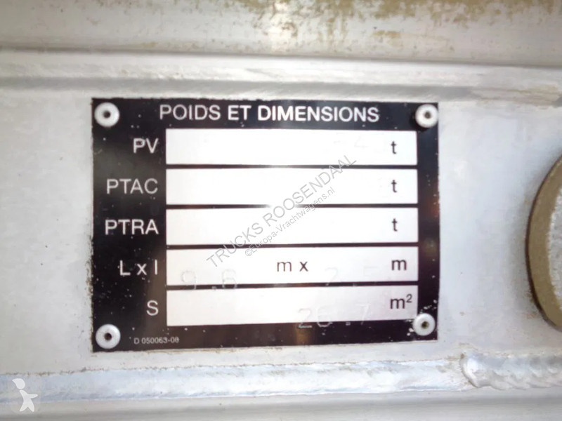 Semiremorca Benalu BEN + 24 CUB + Piston BROKEN