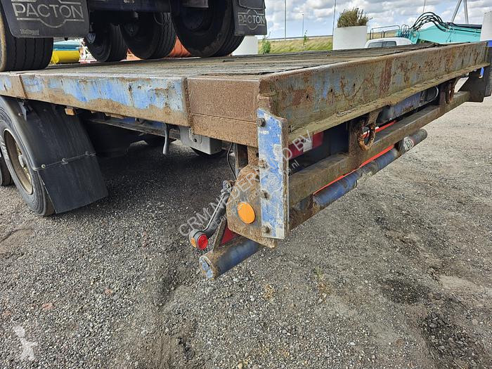 Semitrailer Pacton 3 AXLE FLATBED TRAILER BPW DRUM