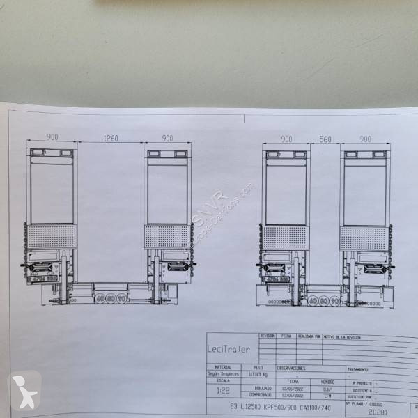 Semiremorca Lecitrailer Porte-engins