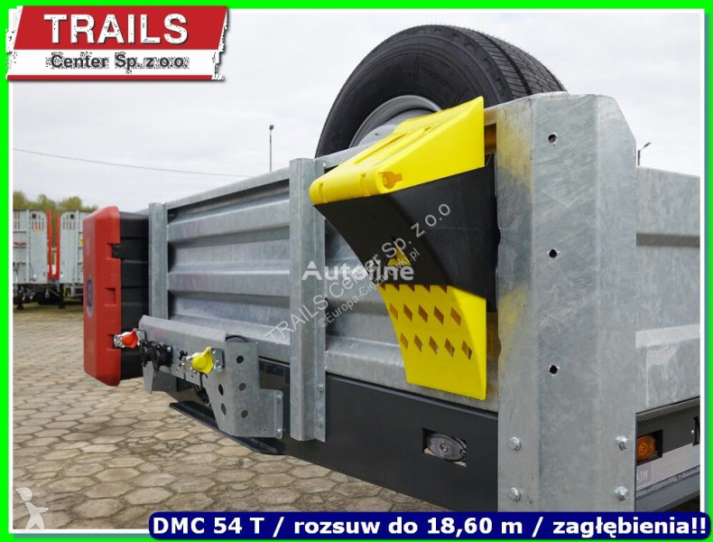 Sættevogn Mega Extandable Low-loader 18.60 m 2...