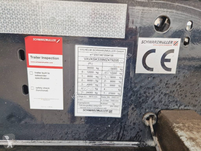Semiremorca Schwarzmüller K3A * steel tipper...