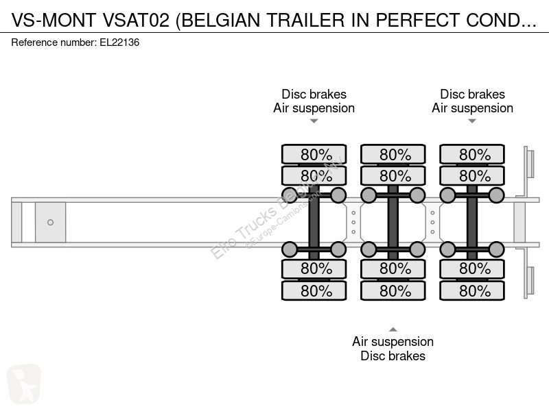 Semiremorca VS-Mont VSAT02 (BELGIAN TRAILER IN...