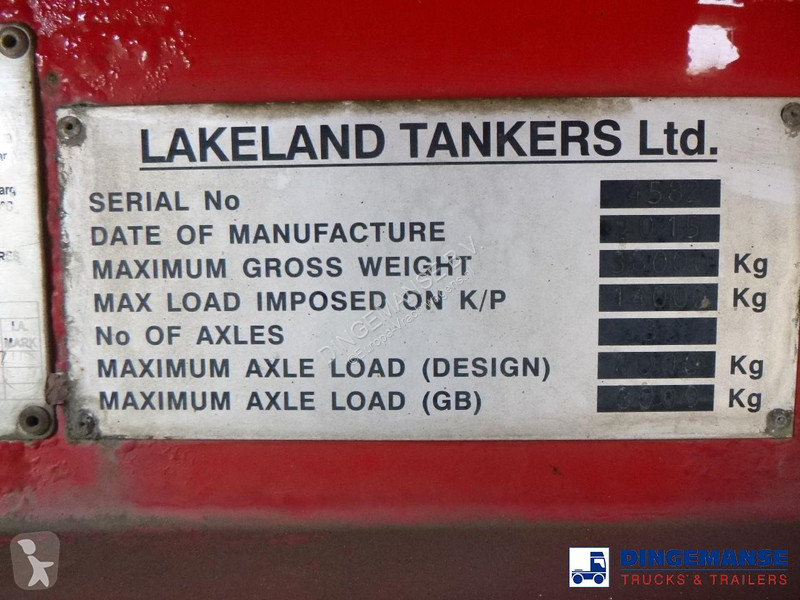 Semi remorque  Fuel tank alu 42.8 m3 / 6 comp +...