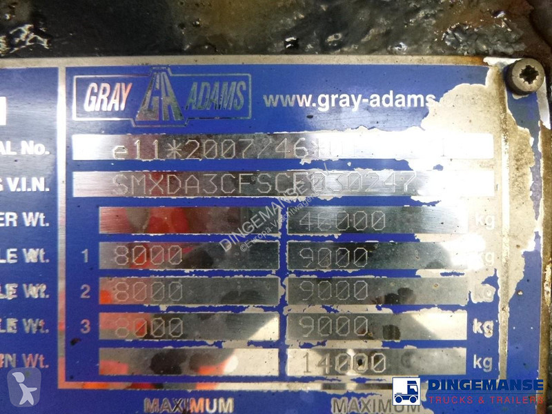 نصف مقطورة Gray & Adams Frigo trailer + Carrier...