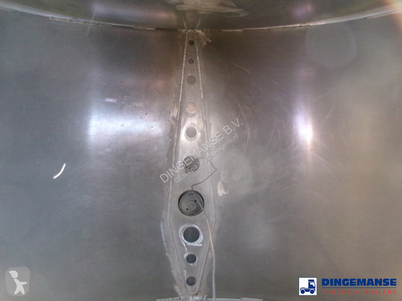 Oplegger  Fuel tank alu 42.8 m3 / 6 comp + pump