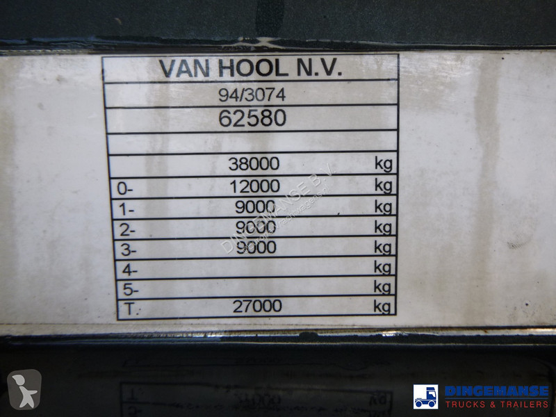 Semiremorca Van Hool Chemical tank inox 30 m3 /...