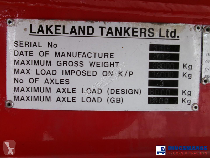 Félpótkocsi  Fuel tank alu 42.8 m3 / 6 comp + pump