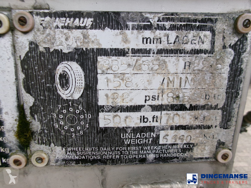 Semi reboque  Chemical tank inox 22.5 m3 / 1 comp