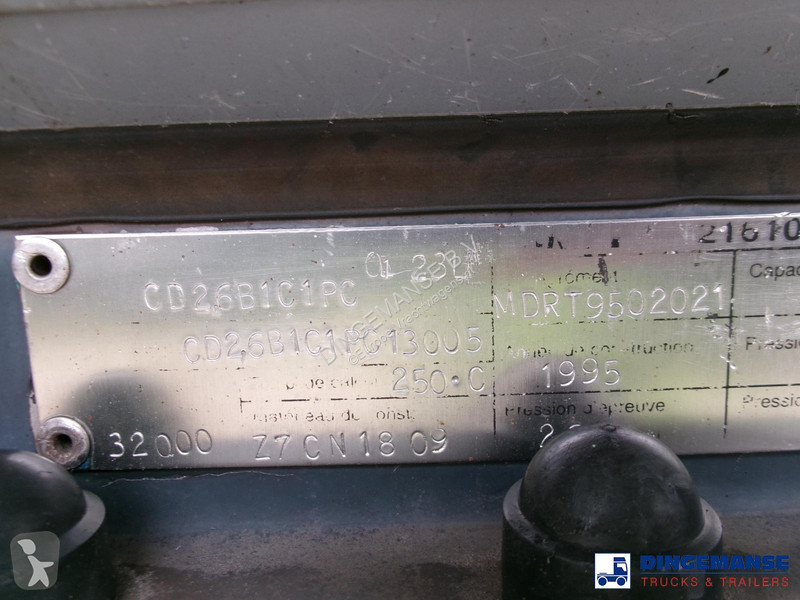 Semiremorca Magyar Bitumen tank inox 32 m3 / 1...