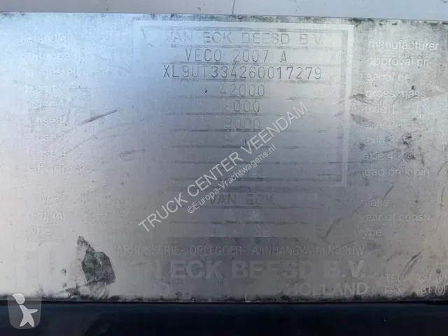 Semiremorca Van Eck UT-3B Steering axle 260 cm...