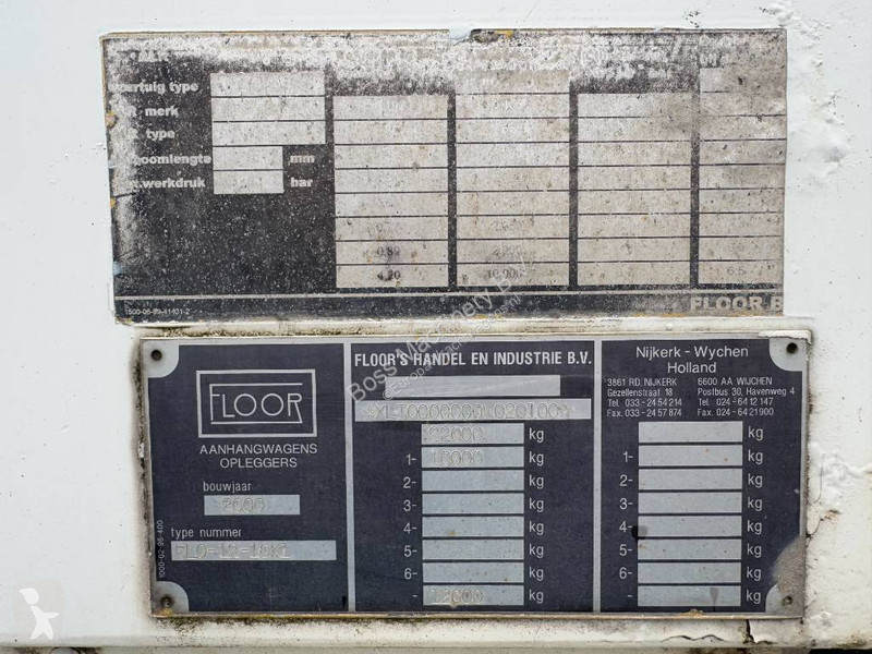 Semitrailer Floor Flo-12-10-10K1 City Trailer -...