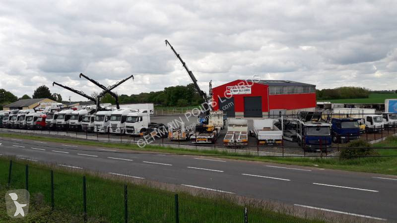 Semitrailer Louault 3 essieux porte engin