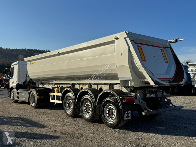 Semitrailer Zasław D-653A Mulda Stalowa Hardox 30m