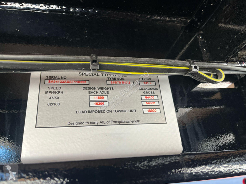 Semirimorchio  S4-64 PLATFORM L=8139 mm