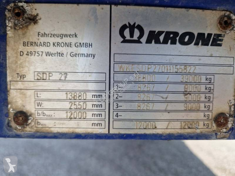 Semitrailer Krone SDP27